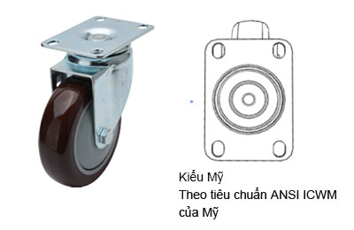 Kiểu Mỹ, Theo tiêu chuẩn ANSI ICWM của Mỹ