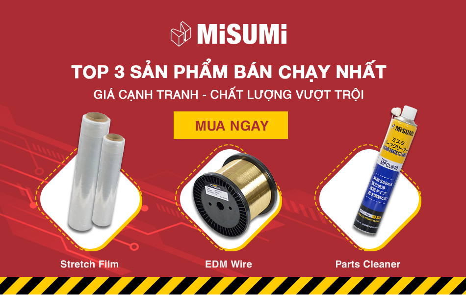 TOP 3 SẢN PHẨM BÁN CHẠY NHẤT MISUMI