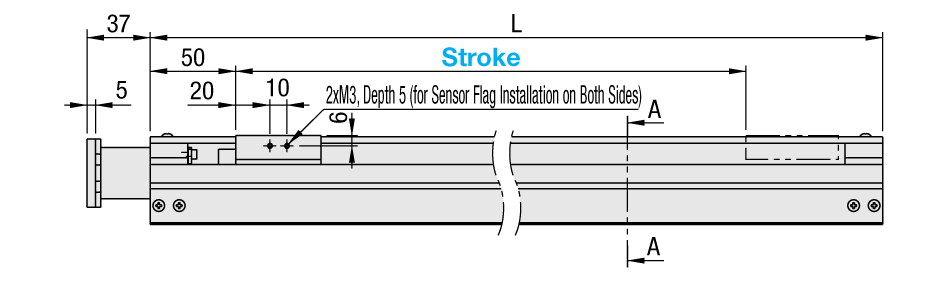 Table1 : Identifying Part Number meaning and Stroke distances (mm.) by each product codes